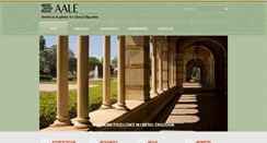 Desktop Screenshot of aale.org